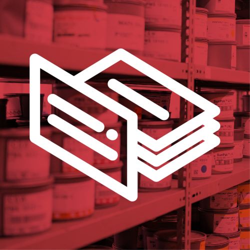 Symbolbild mit Icon Akzidenzen