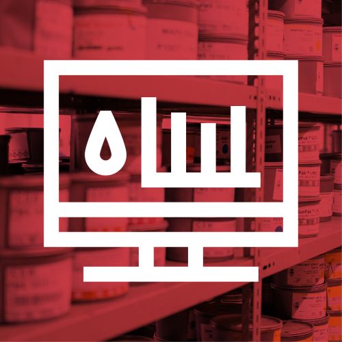 Smybolbild mit Icon Druckvorstufe